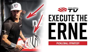 Learn How To Set Up And Execute The ERNE in Pickleball 😯 - Jordan Briones Pickleball