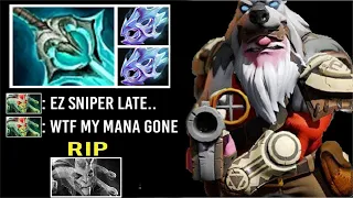 Max Attack Speed + Disperser Sniper vs Medusa Crazy Mana Burn w. Manta Epic Late Game Fights Dota 2