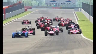 Red Bull X2010 vs All Ferrari F1 Cars - Spa