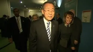Behind the scenes with Ban Ki-moon