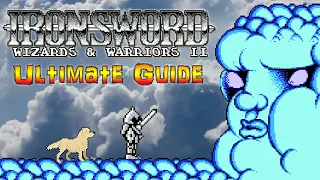 #IronSword IronSword: Wizards & Warriors II NES - ULTIMATE GUIDE -ALL Secret Rooms, ALL Bosses, 100%