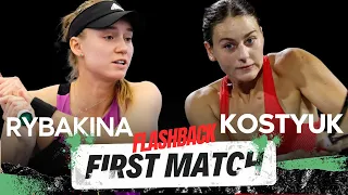 The First Encounter: Elena Rybakina vs Marta Kostyuk