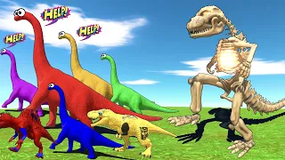 Godzilla Evolution Dinosaurus vs All Superhero Prehistoric Mammals Animal Revolt Battle Simulator