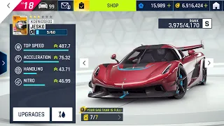 Asphalt 9 | Opening Koenigsegg Jesko KEY PACKS & 3* UPGRADE!