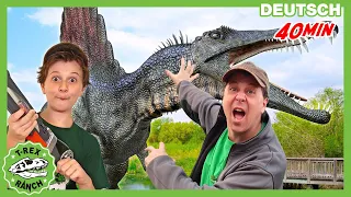 Dinosaurier und geheimnisvolle Flaschenpost | T-Rex Ranch - Dinosaurier für Kinder