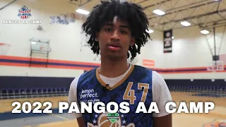 FORMER CHICAGO BULLS' RON HARPER SON CAN HOOP! DYLAN HARPER PANGOS ALL AMERICAN 2022 CAMP INTERVIEW