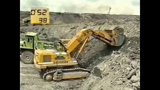 Werksfilmklassiker: Liebherr Mining mit R 932, R 952, R 974, Terex Mulden.