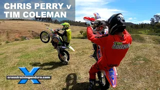 Tim Coleman versus Chris Perry!︳Cross Training Enduro shorty