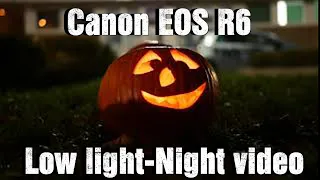 Canon EOS R6 - Low Light | Night Video Test, Teste de vídeo noturno, Nacht Video Test!Prueba de vide
