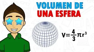 VOLUMEN DE UNA ESFERA Super facil - Para principiantes