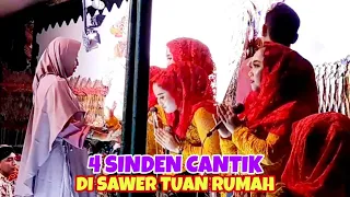 Tuan rumah NYAWER 4 sinden muda & cantik || Wayang kulit Ki dalang Ulin Nuha