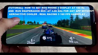 Rog Phone 3 Running Snapdragon 865+ at 3.09 GHz without Aeroactive Cooler & Setting Display @ 160 Hz