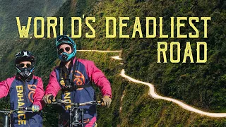 This Is DEATH ROAD in Bolivia - The World's Deadliest Road near La Paz