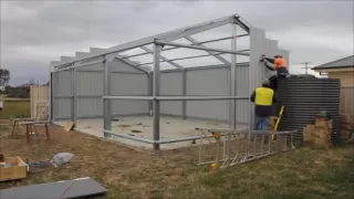 Montaje de estructura metálica en 2 minutos