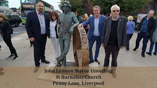 John Lennon Statue Unveiled in Penny Lane Liverpool