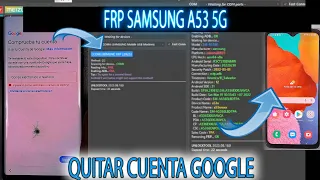 FRP SAMSUNG A53 5G QUITAR CUENTA GOOGLE CON UNLOCKTOOL A536E