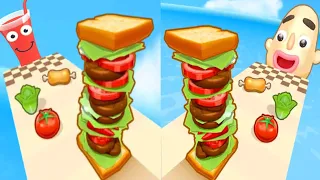 Satisfying Mobile Games _ Sandwich Runner, Sandwich Run, Juice Run , Help Me Tricky Puzzle