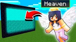 How To Make A Portal To The Aphmau Goes to HEAVEN Dimension in Minecraft