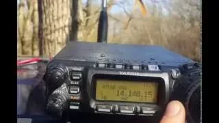 Yaesu ft 857 на природе