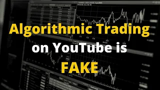 Algorithmic Trading on YouTube is Fake | How Financial Firms Actually Make Money