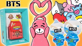 BT21 РАСПАКОВКА СЮРПРИЗОВ для фанатов группы BTS! Очень красивые K pop игрушки!