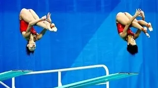 Minxia Wu & Tingmao Shi Won Gold for Diving in Women's synchro 3m springboard