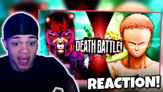 HE'S LIKE THAT?!! | Magneto VS Tetsuo DEATH BATTLE REACTION!