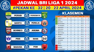 PERSIB RESMI LOLOS! Jadwal Liga 1 2024 Pekan ke 32 - Persib vs Persebaya - BRI Liga 1 2024