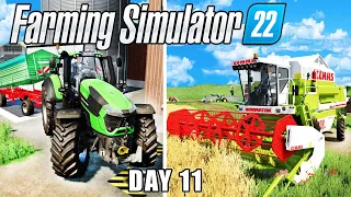 I Spent 24 Hours On A Flat Map With $0... 🚜 Ep. 11 👉 Farming Simulator 2022