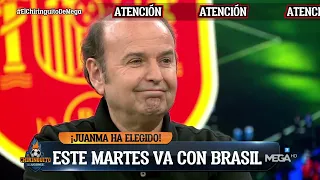 😳 JUANMA APOYA A BRASIL EN EL PARTIDO FRENTE A ESPAÑA