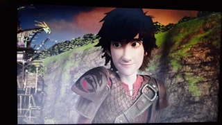 DreamWorks Dragons season 6 episode 11 - Astrid and Hiccup kiss scene