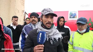 "خضارة" سيدي يحيى يحتجون بعد منعهم من افتتاح السوق الأسبوعي بوجدة: واش بغيتونا نموتو بالجوع؟
