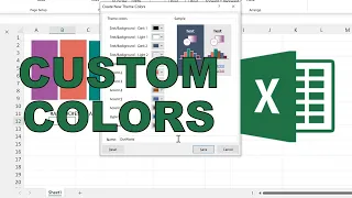 Copy colors from picture and make a custom color palette in excel