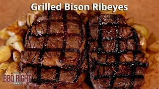 The BEST Way to Grill Bison Ribeyes
