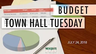 Town Hall Tuesday - City Budget & Operations