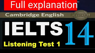 IELTS 14 Listening TEST 1with Answers  || FULL Explanation@IELTS-9