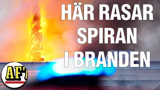 Enrom brand på Börsen i Köpenhamn – se när spiran rasar