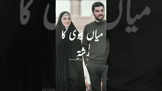 Shohar Aur Biwi Ki 3 Baten 🤫||Islamic Whatsapp Status||ak Deen ki baten{علیشا خان}🥀🕊️ #islamic#short