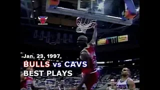 January 23, 1997 Bulls vs Cavaliers highlights