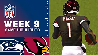 Seahawks vs. Cardinals Week 9 - Madden 23 Simulation Highlights