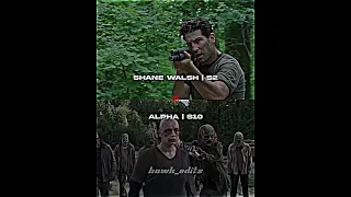 Shane vs Alpha #thewalkingdead