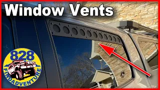 Window vents made for the Toyota Tundra or other vehicles. How to install them.