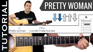 Como Tocar Pretty Woman en guitarra fácil melodía y acordes tutorial y clase