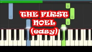 The First Noel Easy Piano Notes (Tutorial)