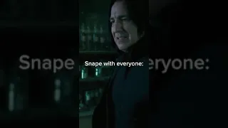 Snape with everyone vs Snape with you #severussnape #you #snape #edit #short #harrypotter