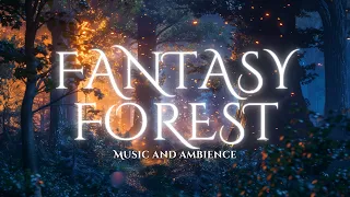 Enchanted Night Forest (NO MID-ROLL ADS) | Music and Ambience 🍃✨🌲