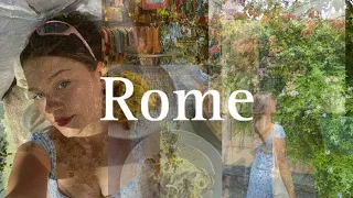 rome vlog ~ girls trip | trevi fountain | colosseo | pasta | espresso
