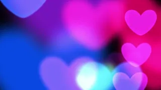 [Free Video] Bokeh Heart multicolored2 animation 10minutes HD