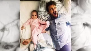 Wake Up Daddy - Cute Baby And Daddy Funny Moments Compilation