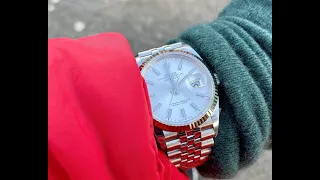 Rolex Datejust 36mm one month review. 126234 silver. My thoughts and opinions using this as a daily.